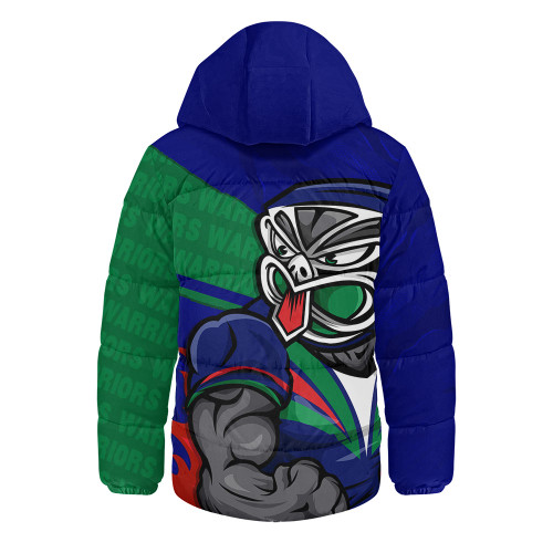 New Zealand Warriors Hooded Padded Jacket Defend The Pride New Zealand Warriors Hooded Padded Jacket Defend The Pride