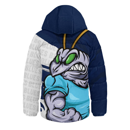 New South Wales Blues Hooded Padded Jacket Defend The Pride New South Wales Blues Hooded Padded Jacket Defend The Pride