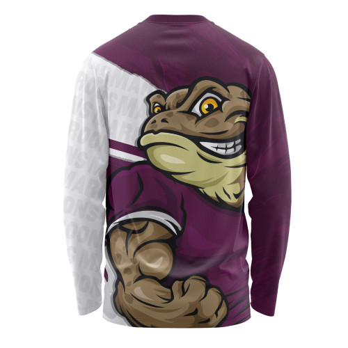 Queensland Maroons Long Sleeve T-shirt Defend The Pride Queensland Maroons Long Sleeve T-shirt Defend The Pride