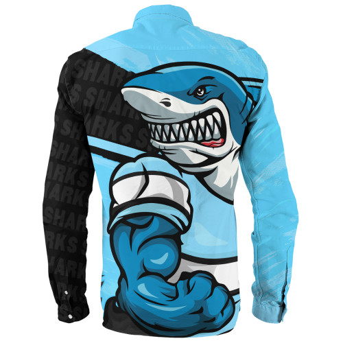 Cronulla-Sutherland Sharks Long Sleeve Shirt Defend The Pride Cronulla-Sutherland Sharks Long Sleeve Shirt Defend The Pride