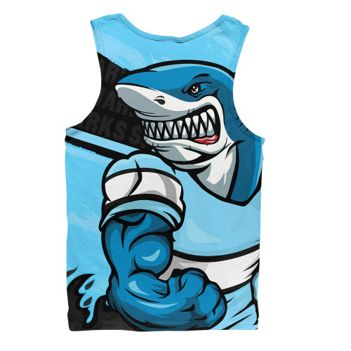 Cronulla-Sutherland Sharks Men Singlet Defend The Pride