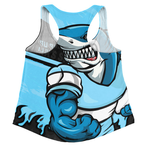 Cronulla-Sutherland Sharks Women Racerback Singlet Defend The Pride