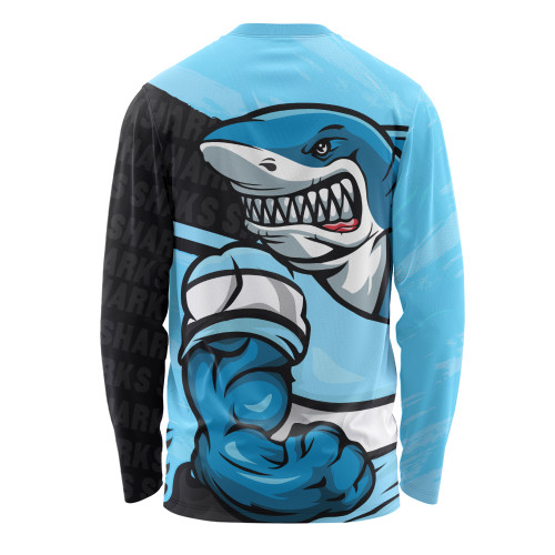 Cronulla-Sutherland Sharks Long Sleeve T-shirt Defend The Pride Cronulla-Sutherland Sharks Long Sleeve T-shirt Defend The Pride