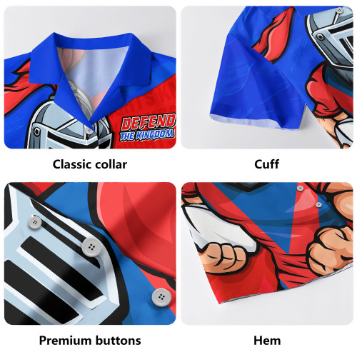Newcastle Knights Hawaiian Shirt Defend The Pride Newcastle Knights Hawaiian Shirt Defend The Pride