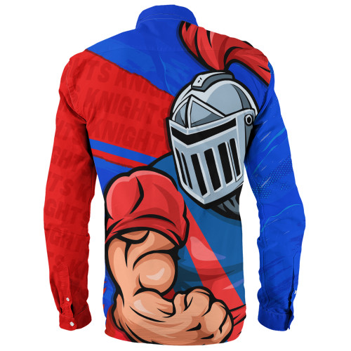 Newcastle Knights Long Sleeve Shirt Defend The Pride Newcastle Knights Long Sleeve Shirt Defend The Pride