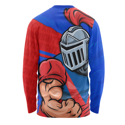 Newcastle Knights Long Sleeve T-shirt Defend The Pride Newcastle Knights Long Sleeve T-shirt Defend The Pride