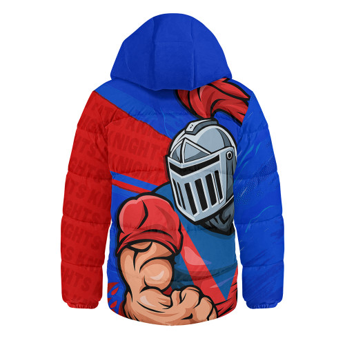 Newcastle Knights Hooded Padded Jacket Defend The Pride Newcastle Knights Hooded Padded Jacket Defend The Pride