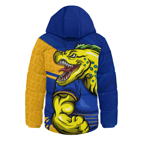Parramatta Eels Hooded Padded Jacket Defend The Pride