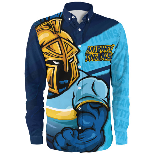 Gold Coast Titans Long Sleeve Shirt Defend The Pride