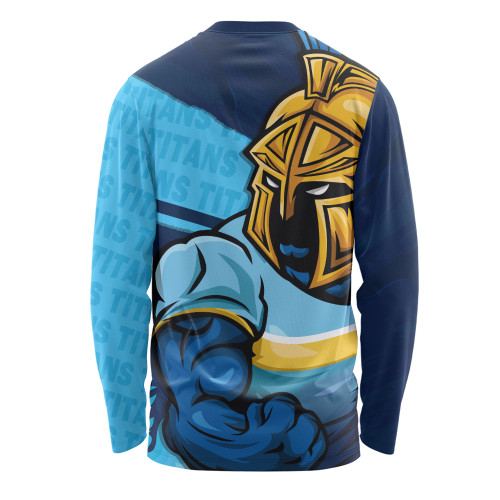Gold Coast Titans Long Sleeve T-shirt Defend The Pride Gold Coast Titans Long Sleeve T-shirt Defend The Pride