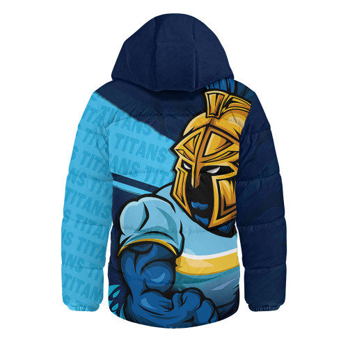 Gold Coast Titans Hooded Padded Jacket Defend The Pride