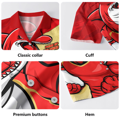 Redcliffe Dolphins Hawaiian Shirt Defend The Pride