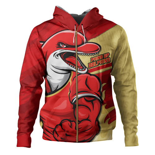 Redcliffe Dolphins Hoodie Defend The Pride