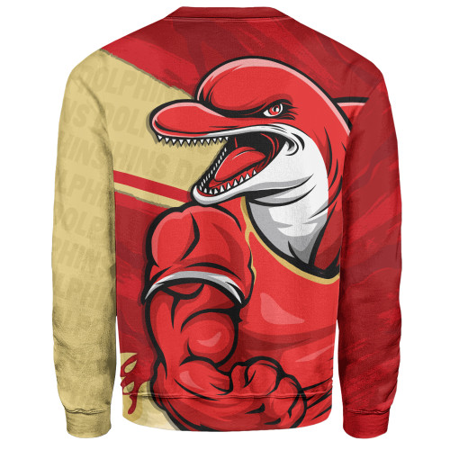 Redcliffe Dolphins Sweatshirt Defend The Pride Redcliffe Dolphins Sweatshirt Defend The Pride