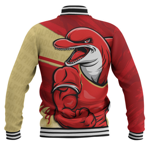 Redcliffe Dolphins Baseball Jacket Defend The Pride Redcliffe Dolphins Baseball Jacket Defend The Pride