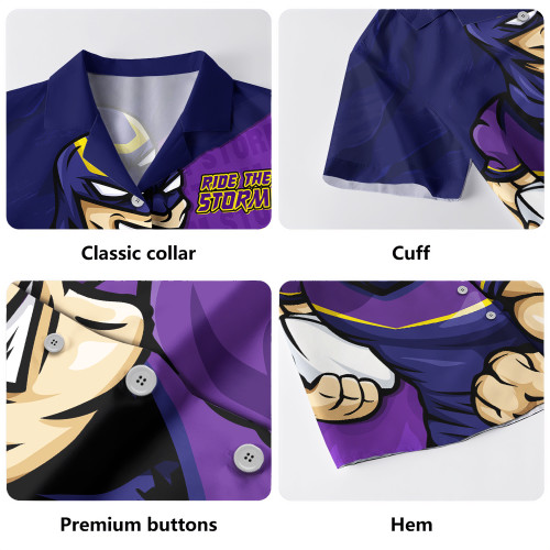 Melbourne Storm Hawaiian Shirt Defend The Pride