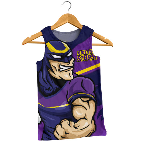 Melbourne Storm Men Singlet Defend The Pride