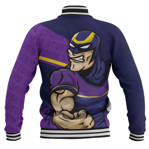 Melbourne Storm Baseball Jacket Defend The Pride