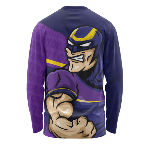 Melbourne Storm Long Sleeve T-shirt Defend The Pride