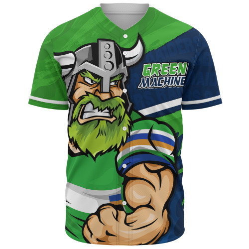 Canberra Raiders Baseball Shirt Defend The Pride