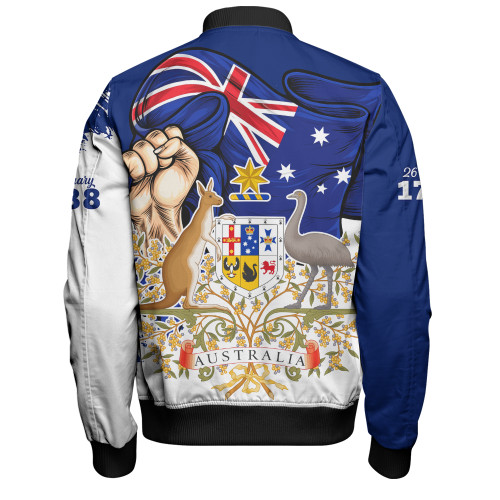Australia Bomber Jacket Australia Power Pride And Heritage Crest