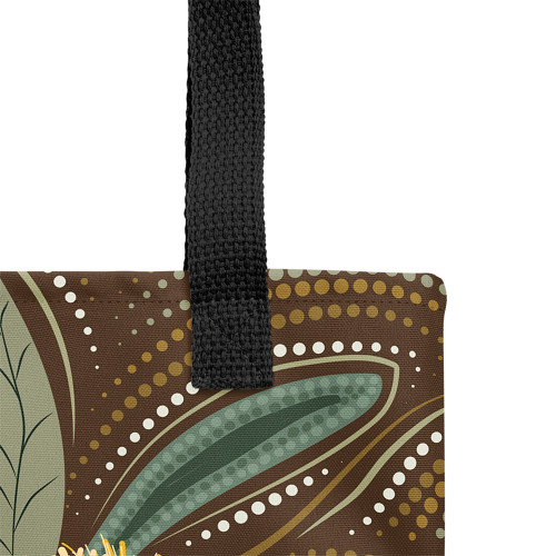 Indigenous Australian Aboriginal Tote Bag Banksia Flameburst Indigenous Australian Aboriginal Tote Bag Banksia Flameburst