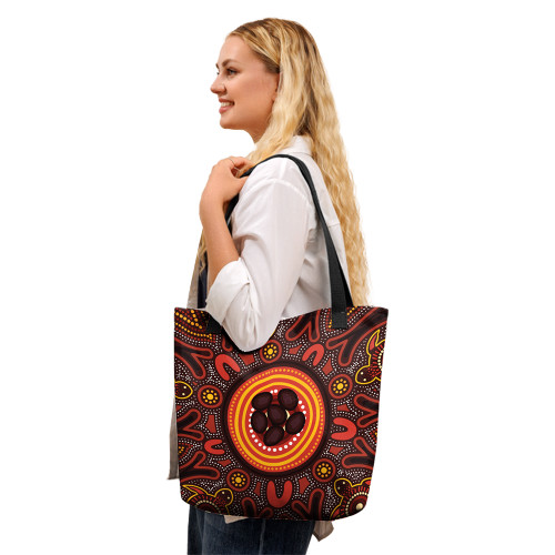 Indigenous Australian Aboriginal Tote Bag Circle Of Growth Indigenous Australian Aboriginal Tote Bag Circle Of Growth
