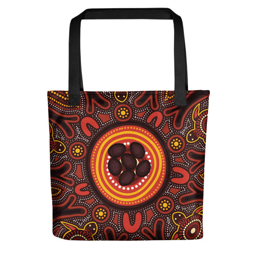 Indigenous Australian Aboriginal Tote Bag Circle Of Growth Indigenous Australian Aboriginal Tote Bag Circle Of Growth