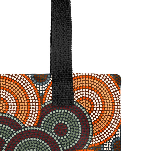 Indigenous Australian Aboriginal Tote Bag Crocodile Dreaming Spirit Indigenous Australian Aboriginal Tote Bag Crocodile Dreaming Spirit