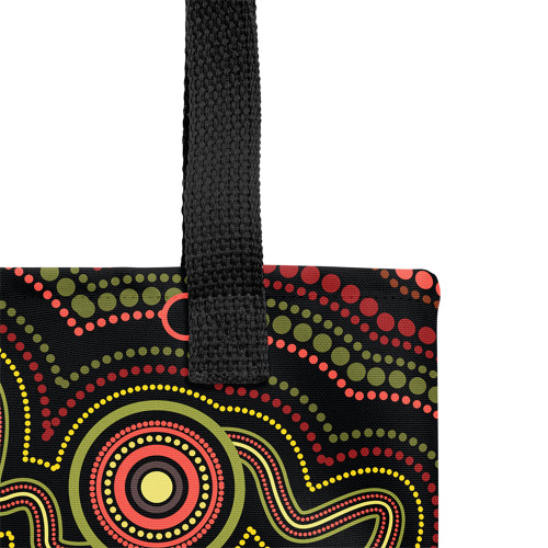 Indigenous Australian Aboriginal Tote Bag Dreaming Tracks Indigenous Australian Aboriginal Tote Bag Dreaming Tracks