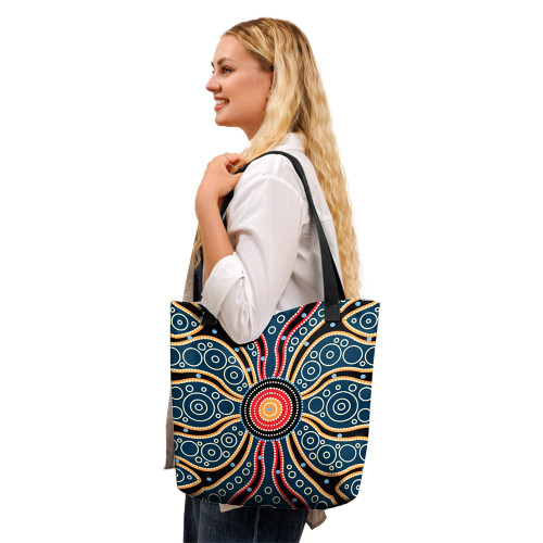 Indigenous Australian Aboriginal Tote Bag Gathering Spirit Indigenous Australian Aboriginal Tote Bag Gathering Spirit