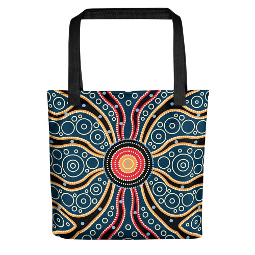 Indigenous Australian Aboriginal Tote Bag Gathering Spirit Indigenous Australian Aboriginal Tote Bag Gathering Spirit