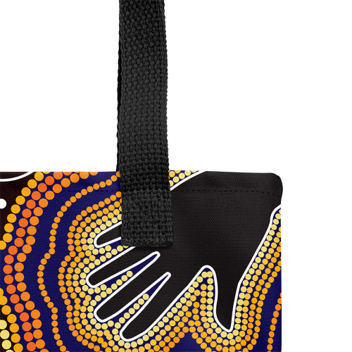 Indigenous Australian Aboriginal Tote Bag Hands of the Ancestors Indigenous Australian Aboriginal Tote Bag Hands of the Ancestors