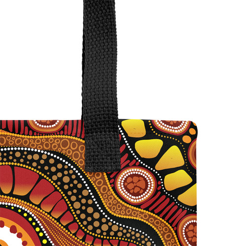 Indigenous Australian Aboriginal Tote Bag Harmony Beneath The Earth Indigenous Australian Aboriginal Tote Bag Harmony Beneath The Earth