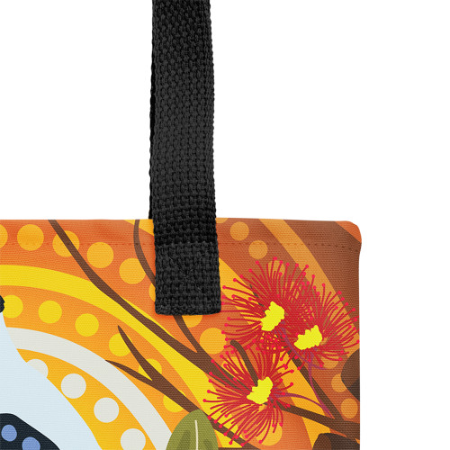 Indigenous Australian Aboriginal Tote Bag Magpie Song In The Sun Dreaming Indigenous Australian Aboriginal Tote Bag Magpie Song In The Sun Dreaming