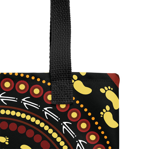 Indigenous Australian Aboriginal Tote Bag Path of Ancestors Journey Dot Mandala Indigenous Australian Aboriginal Tote Bag Path of Ancestors Journey Dot Mandala