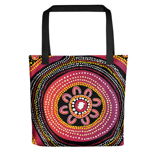 Indigenous Australian Aboriginal Tote Bag Sacred Circle Of Country Indigenous Australian Aboriginal Tote Bag Sacred Circle Of Country