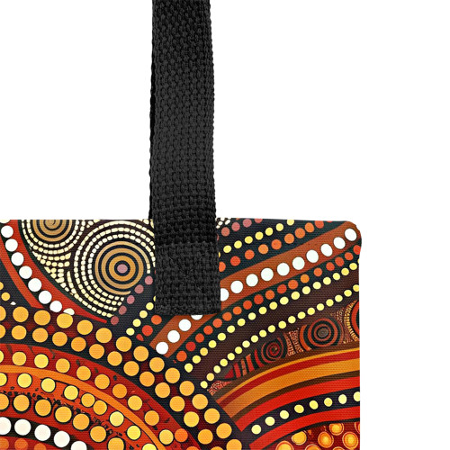 Indigenous Australian Aboriginal Tote Bag Sacred Gathering Circles Indigenous Australian Aboriginal Tote Bag Sacred Gathering Circles