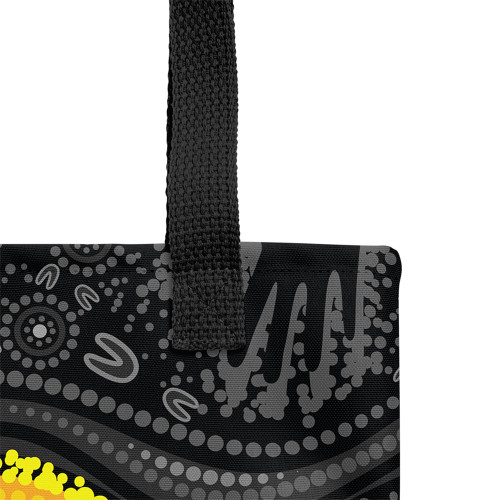 Indigenous Australian Aboriginal Tote Bag Sacred Sun Over Ancestral Land Indigenous Australian Aboriginal Tote Bag Sacred Sun Over Ancestral Land
