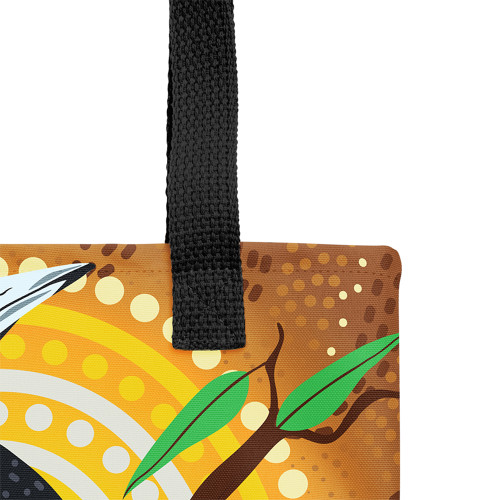 Indigenous Australian Aboriginal Tote Bag Song of the Magpie Indigenous Australian Aboriginal Tote Bag Song of the Magpie