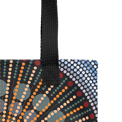 Indigenous Australian Aboriginal Tote Bag Sunrise Over Sacred Land Indigenous Australian Aboriginal Tote Bag Sunrise Over Sacred Land