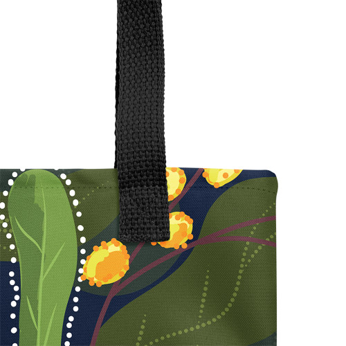 Indigenous Australian Aboriginal Tote Bag Twilight Waratah Bloom Indigenous Australian Aboriginal Tote Bag Twilight Waratah Bloom