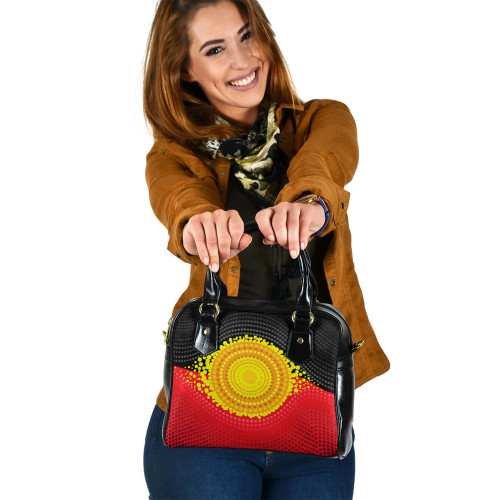Indigenous Australian Aboriginal Shoulder Handbag Aboriginal Pride Radiance Indigenous Australian Aboriginal Shoulder Handbag Aboriginal Pride Radiance