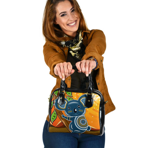 Indigenous Australian Aboriginal Shoulder Handbag Koala In The Sun Dreaming Indigenous Australian Aboriginal Shoulder Handbag Koala In The Sun Dreaming