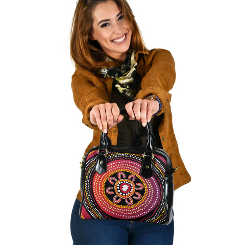 Indigenous Australian Aboriginal Shoulder Handbag Sacred Circle Of Country Indigenous Australian Aboriginal Shoulder Handbag Sacred Circle Of Country