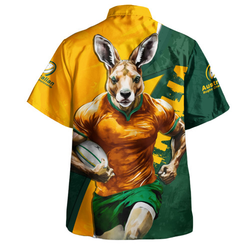 Aussie Wallabies Hawaiian Shirt Australian Roar The Rugby Championship Battle Aussie Wallabies Hawaiian Shirt Australian Roar The Rugby Championship Battle