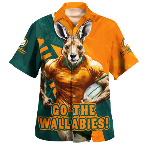 Aussie Wallabies Hawaiian Shirt Australian Roar The Rugby Championship Battle Aussie Wallabies Hawaiian Shirt Australian Roar The Rugby Championship Battle