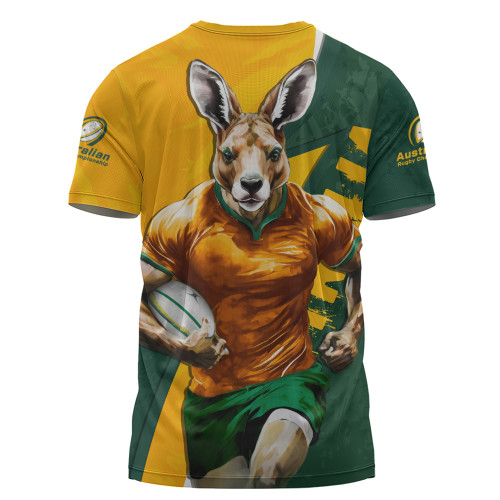 Aussie Wallabies T-Shirt Australian Roar The Rugby Championship Battle Aussie Wallabies T-Shirt Australian Roar The Rugby Championship Battle