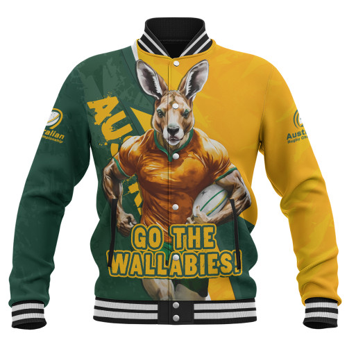 Aussie Wallabies Baseball Jacket Australian Roar The Rugby Championship Battle