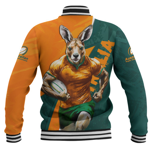 Aussie Wallabies Baseball Jacket Australian Roar The Rugby Championship Battle Aussie Wallabies Baseball Jacket Australian Roar The Rugby Championship Battle